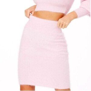 MIMII London Women's Rabbit Hair Blend Pencil Skirt - M